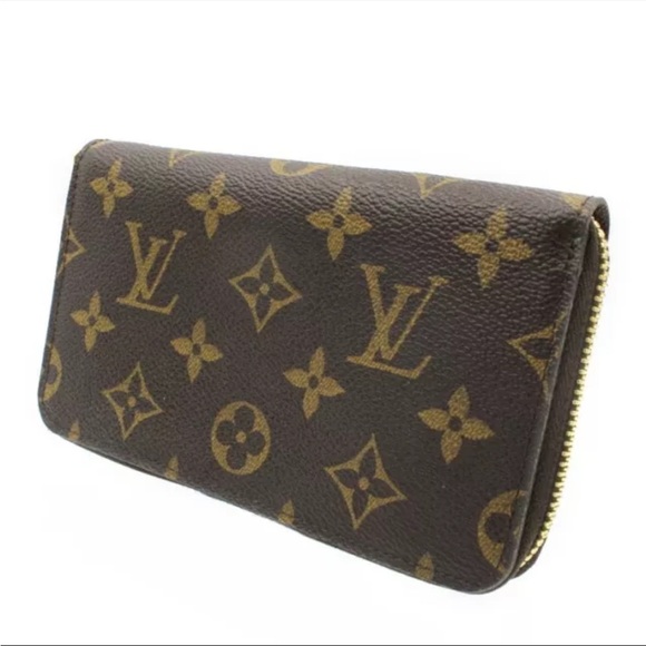Louise Vuitton Monogram Zippy Compact Coated Canvas Brown Wallet - EUC - Picture 2 of 11